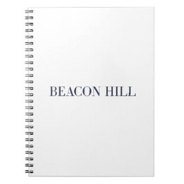Espiral Caderno de Beacon Hill | Boston Massachusetts