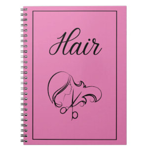 Espiral Caderno de Cabelo   Caderno Rosa Rose