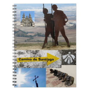 Espiral Caderno de Camino de Santiago