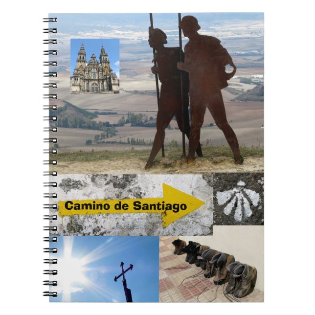 Espiral Caderno de Camino de Santiago (Frente)