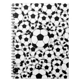 Espiral Caderno de capa de fã de futebol  Diário de bola d