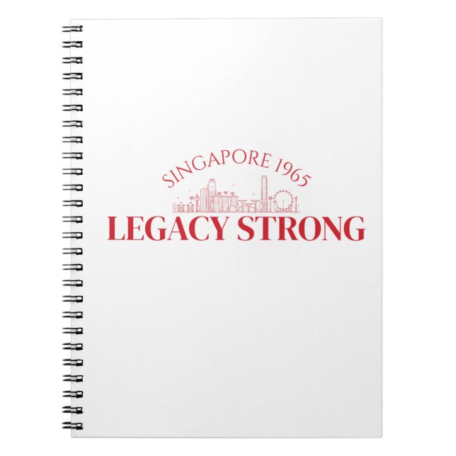 Espiral Caderno de Celebração Majulah Singapura (Frente)