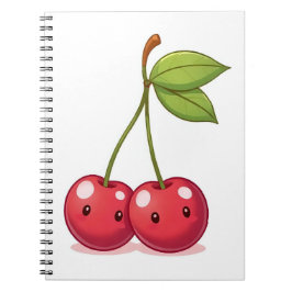 Espiral Caderno de cerejas