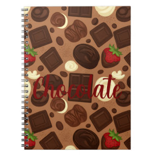 Espiral Caderno de chocolate