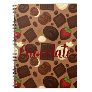 Espiral Caderno de chocolate