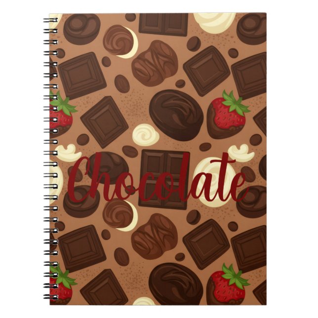 Espiral Caderno de chocolate (Frente)