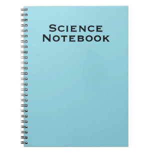 Espiral Caderno de Ciência Minimalista
