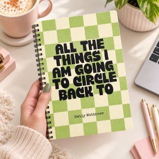 Espiral Caderno de Citações de Humor no Local de Trabalho 