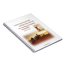 Espiral caderno de citações inspiradoras