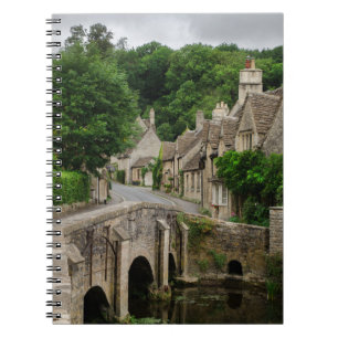 Espiral Caderno de Combe do castelo da cidade de Costwolds