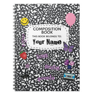 Espiral Caderno de composição Teenage Dream Spiral (preto)