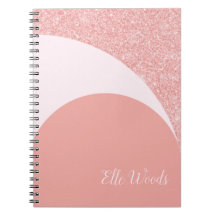 Caderno de Concurso Personalizado - Rose Gold Glit