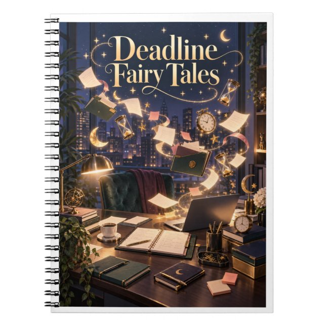 Espiral Caderno de Contos de Fadas dos Prazos ✨ (Frente)