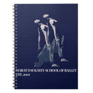 Espiral Caderno de correções de ballet MDSB