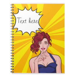 Espiral caderno de desenho animado anime personalizado