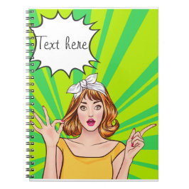 Espiral caderno de desenho animado anime personalizado