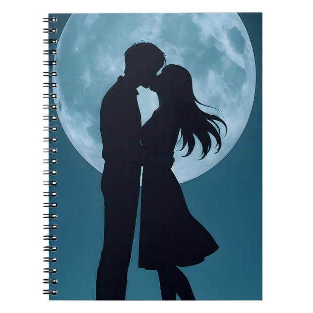 Espiral Caderno de Design da Lua (Frente)