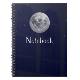 Espiral Caderno de design lunar