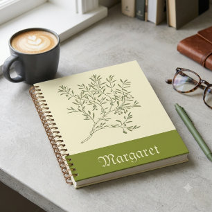 Espiral Caderno de design minimalista com estilo artístico