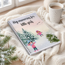 Caderno de Dia de Neve de Inverno