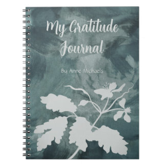 Espiral Caderno de Diário de Gratidão Personalizado