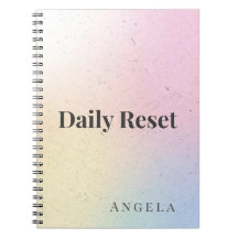 Caderno de Diário de Reinicialização Diária