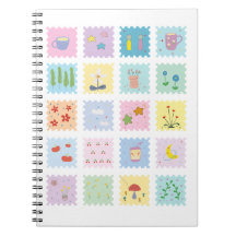 Caderno de elementos fofos