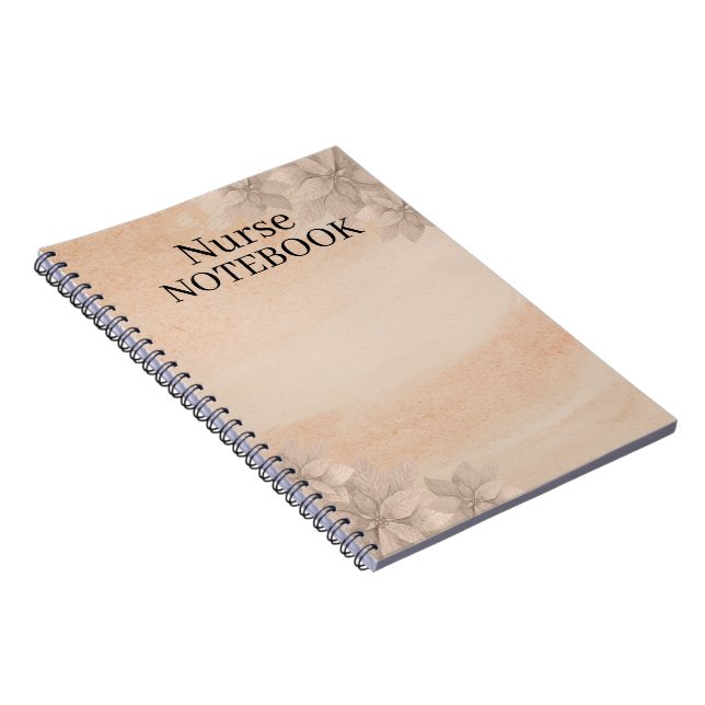Espiral caderno de enfermeira simples (Lado Direito)