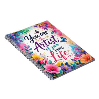 Espiral Caderno de Escrita Motivacional