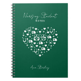 Espiral Caderno de Estudo Personalizado Minimalista para E