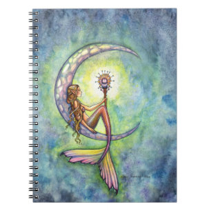 Espiral Caderno de Fantasia da Lua Meramid
