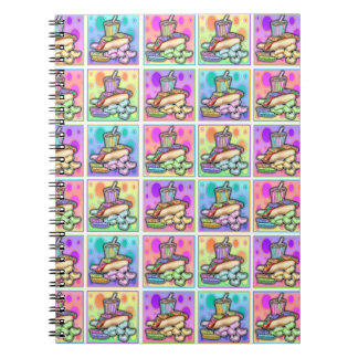 Espiral Caderno de Fast Food de Cachorro Quente