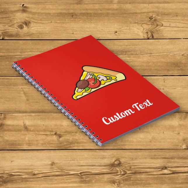Espiral Caderno de Fatia de Pizza (Criador carregado)