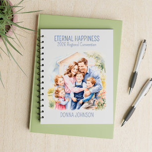 Espiral Caderno de Felicidade Eterna para Crianças e Adult