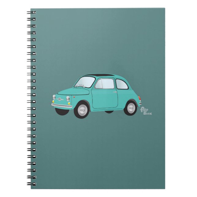 Espiral Caderno de Fiat 500 (Frente)