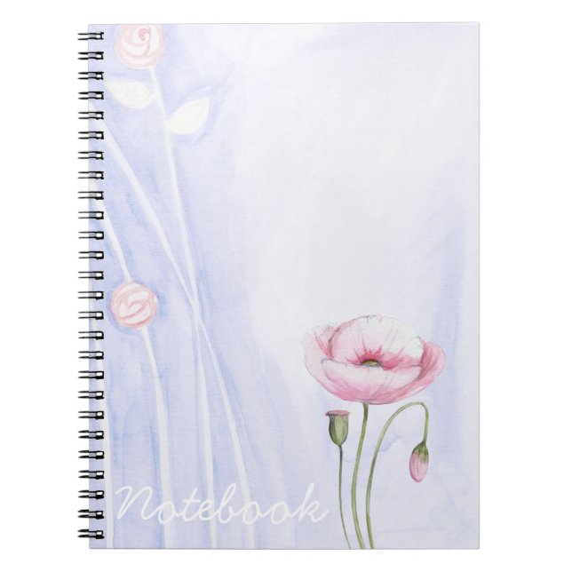 Espiral Caderno de Flores (Frente)