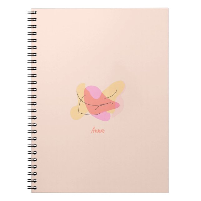 Espiral Caderno de Formas Abstratas (Frente)