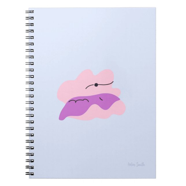 Espiral Caderno de Formas Abstratas (Frente)