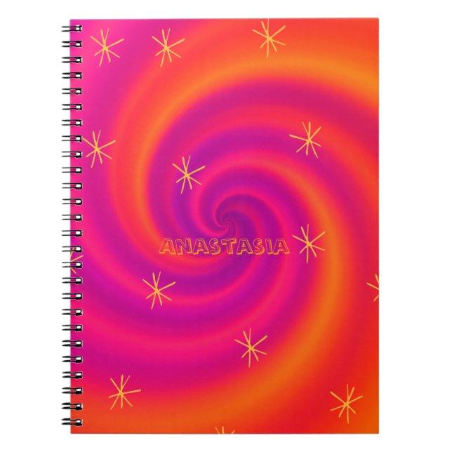 Espiral Caderno de Formas Abstratas (Frente)