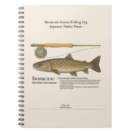 Espiral Caderno de Fotos de Registro de Pesca no Rio de Mo