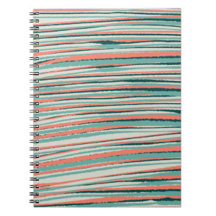 Espiral Caderno de Fotos Listrado Tema Retro