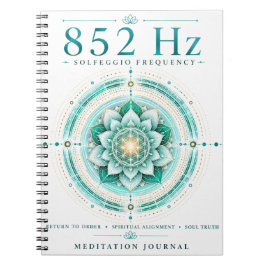 Espiral Caderno de Frequência Solfeggio 852 Hz – Al Espiri