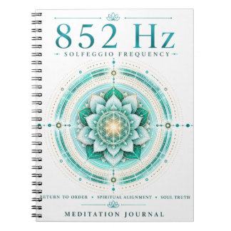 Espiral Caderno de Frequência Solfeggio 852 Hz – Al Espiri