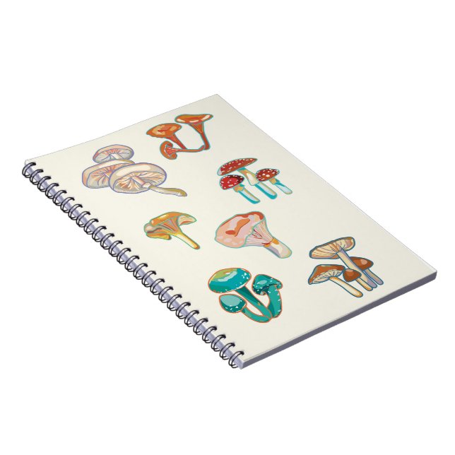 Espiral Caderno de Fungos (Lado Direito)