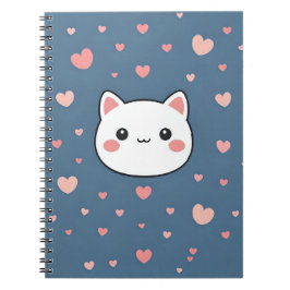 Espiral Caderno de Gato Fofo