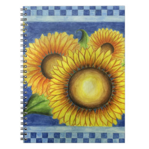 Espiral Caderno de Girassóis