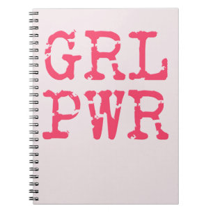 Espiral Caderno de GRL PWR (girlpower)