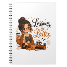 Espiral Caderno de Halloween do Professor Assustador Prese