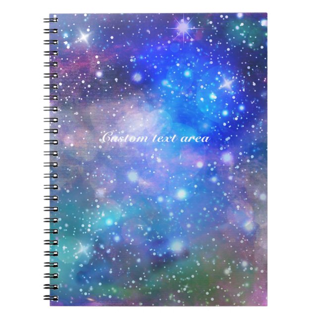 Espiral Caderno de Jornal Espacial da Galáxia (Frente)
