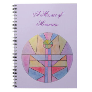 Espiral Caderno de Jornal Mosaico de Memórias